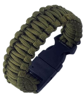 Braslet Sledopyt iz parakorda so svistkom