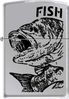 Zazhigalka benzinovaya ZIPPO 250 Fish Big Mouth
