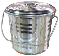Vedro s kryshkoj 7 l. iz nerzhaveyushchej stali (555)
