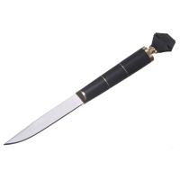 nozh-pp-kizlyar-abhazskij-malyj-aus-8-polirovannyj-grab-latun 1