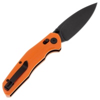 nozh-bestechman-ronan-black-titanized-stonewash-stal-14c28n-rukoyat-orange-g10 1