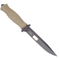 nozh-pp-kizlyar-nr-18-aus-8-chernyj-ehlastron-pesochnyj 1