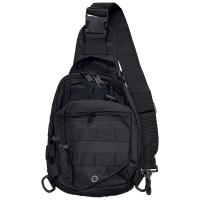 Sumka Protex takticheskaya cherez plecho chernaya 1