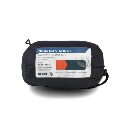 CHekhol dlya naduvnogo kovrika KLYMIT Quilted V Sheet (13ICORSVC) sero-oranzhevyj4