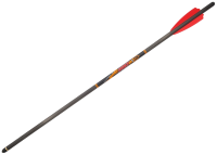 Strela arbaletnaya karbonovaya Centershot Bolt 20, operenie Q2i Fusion X-2 3, latunnyj insert