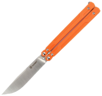 Nozh-babochka turisticheskij Ganzo G766-OR, oranzhevyj