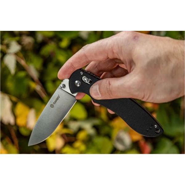 nozh-skladnoj-ganzo-g740-bk-chernyj 5