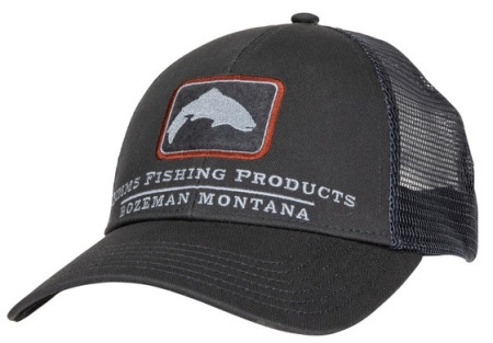 Kepka Simms Trout Icon Trucker, Carbon