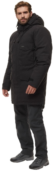 Kurtka Bask TAIMYR V3 puh, chernyj3