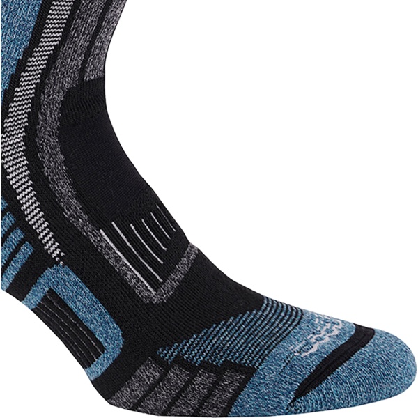 noski-accapi-trekking-ultralight-crew-black-turquoise-melange 2