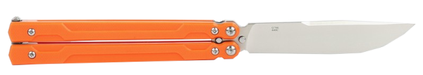 Nozh-babochka turisticheskij Ganzo G766-OR, oranzhevyj3