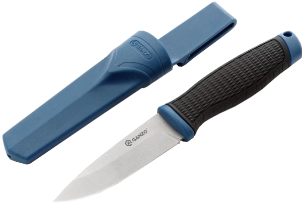 Nozh Ganzo G806 chernyj c sinim2