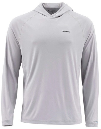 Termofutbolka Simms Solarflex Hoody, Sterling (11570-041)