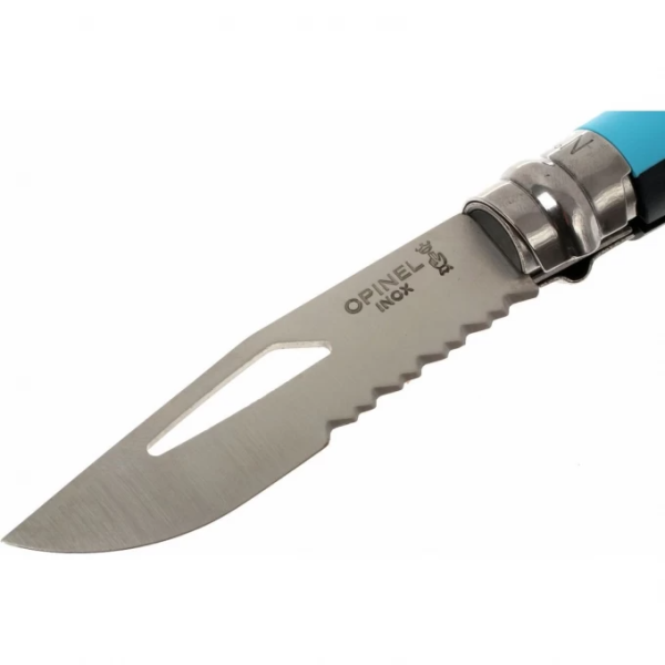 nozh-opinel-outdoor-earth-8-nerzhaveyushchaya-stal-sinij-seryj 3
