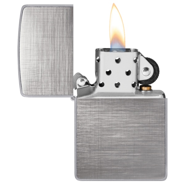 zazhigalka-benzinovaya-zippo-28181-classic-brushed-chrome-linen-weave 2